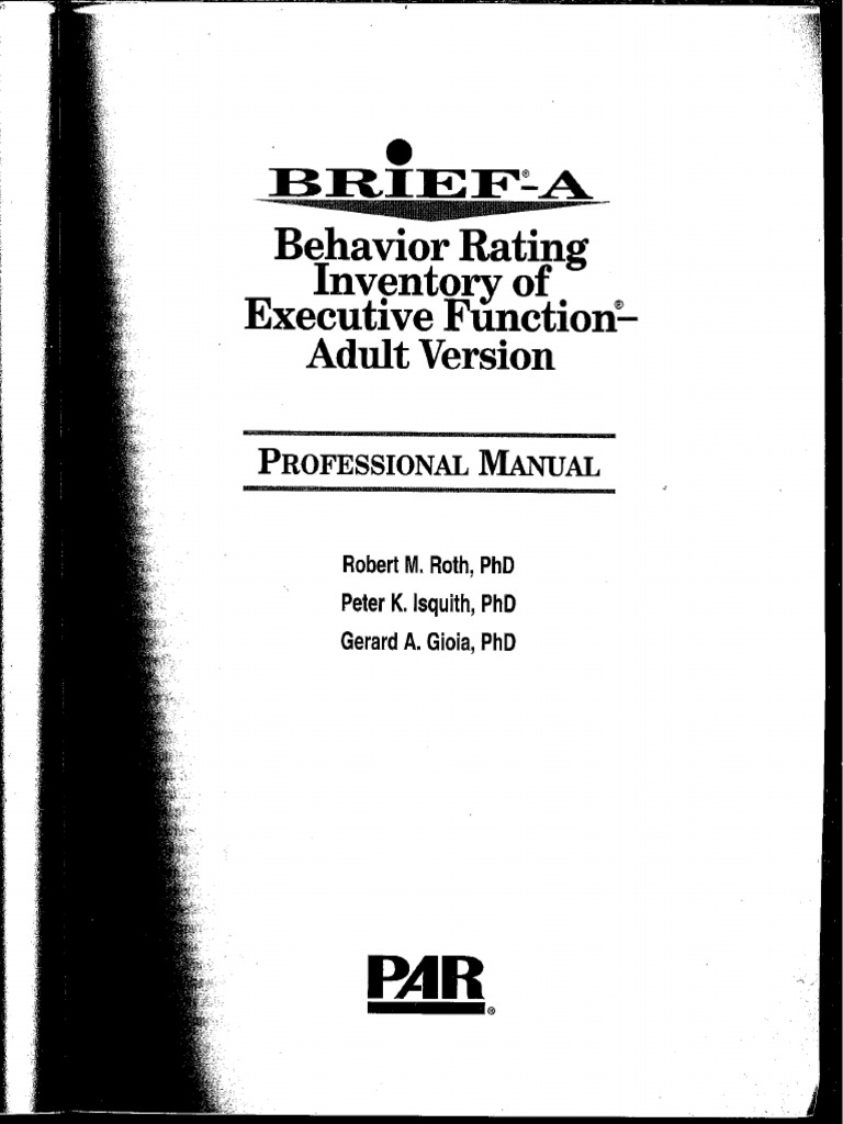 BRIEF Self Report PDF