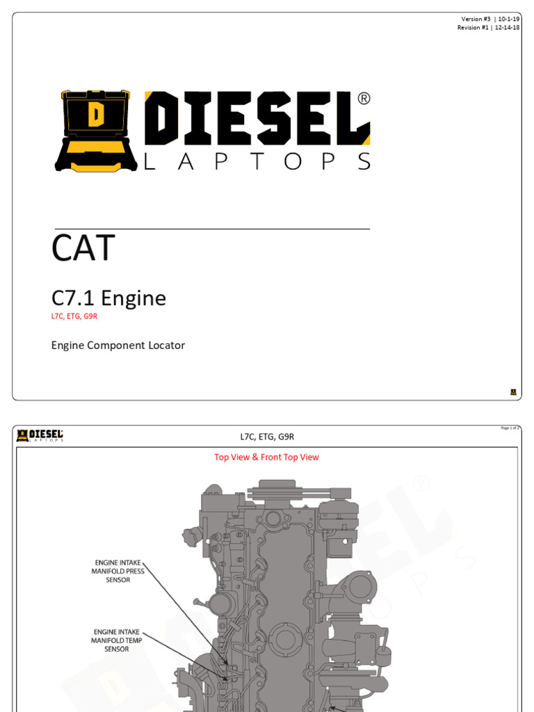 C7.1 Engine Component Locator Guide | PDF