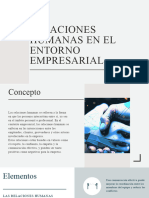 Relaciones Humanas en El Entorno Empresarial