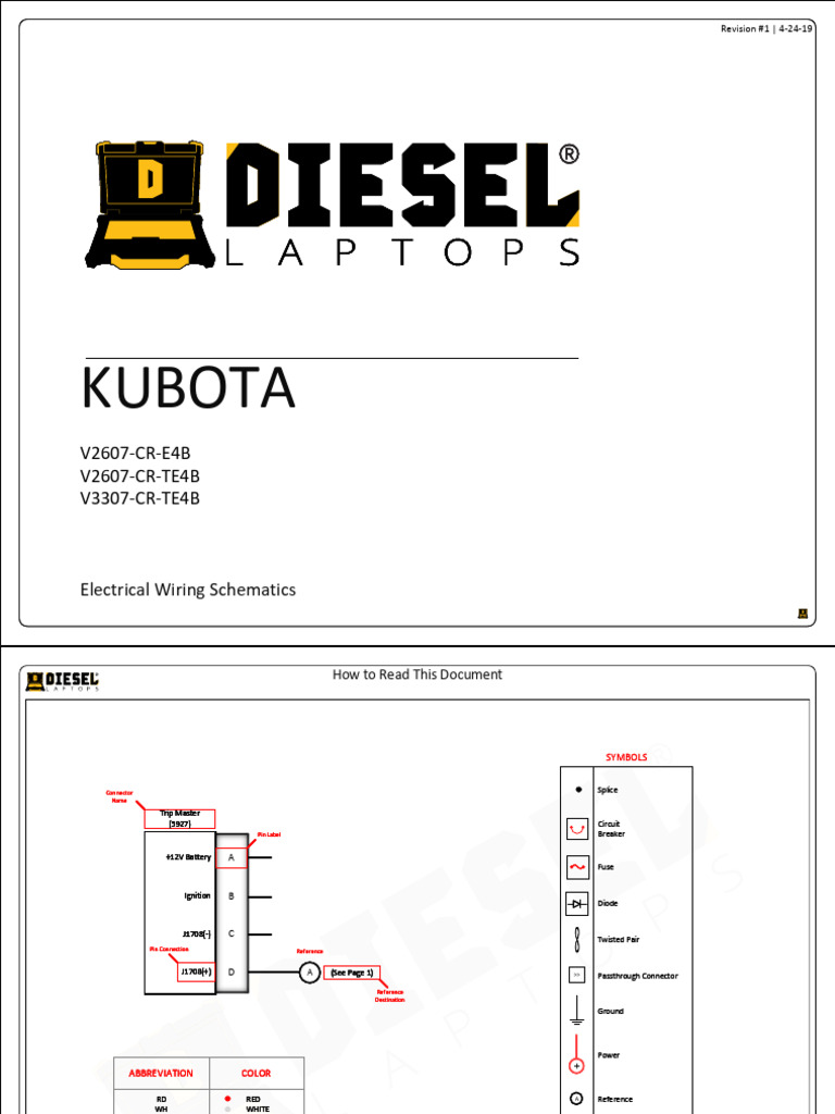 Kubota V3307CRTE4 PDF Throttle Vacuum Tube