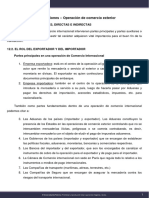 Exportaciones e Importaciones - Operación de Comercio Exterior