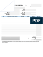 Factura Proforma Modelo Español