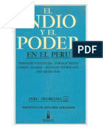 El Indio y El Poder en El Perú Rural - Fuenzalida, Mayer, Escobar, Bourricaud y Matos Mar (1970)