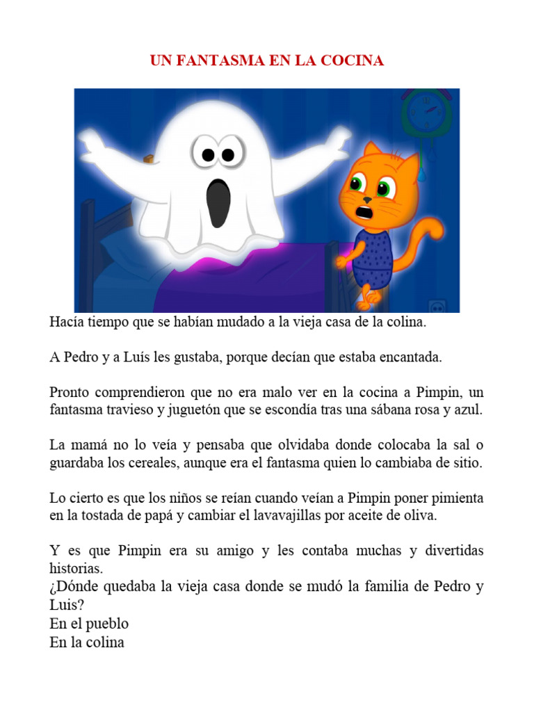 Un Fantasma en La Cocina | PDF