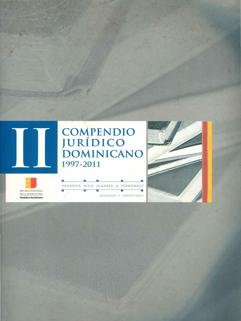 Compendio Juridico Dominicano: Headrick Rizik Alvarez Fernández | PDF