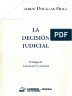 LA Decisión Judicial: Jorge Eduardo Douglas Price