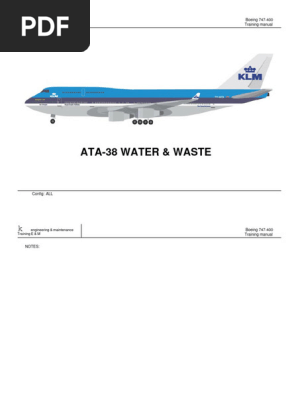 Boeing 747-400 Water & Waste Manual | PDF