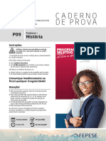 Caderno de Prova: P09 História