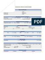 Hoja de Control Prenatal