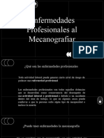 Enfermedades Profesionales Al Mecanografiar..