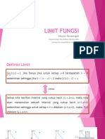 Limit Fungsi 2023