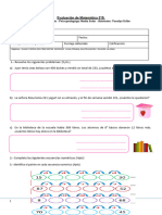 Evaluación Matemática AGOSTO 2023