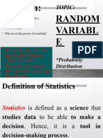 Definition of Statistics