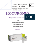 Rocuronio. Investigación de Medicamentos