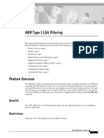 ABR Type 3 LSA Filtering