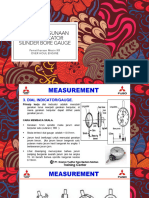 Cara Penggunaan Dial Indicator Silinder Bore Gauge