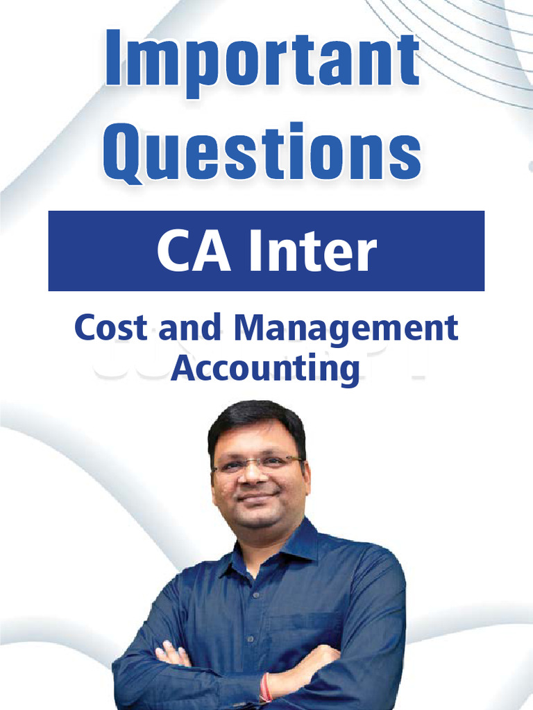 CA Inter Cost Important Q | PDF