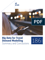 Big Data Travel Demand Modelling 2021 