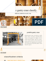 Portable Gantry Crane Classify