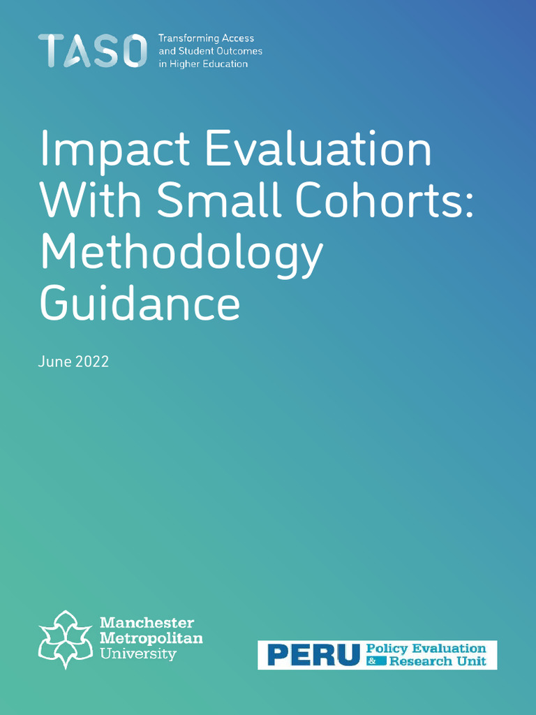 Small Cohort Impact Evaluation Guide | PDF | Causality | Evaluation