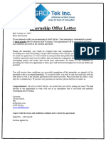 INTERN OFFER LETTER - Gaotek