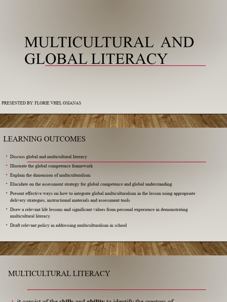 Enhancing Multicultural and Global Literacy | PDF | Cross Cultural ...