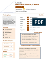 Curiculum Vitae Riski Dwi Putri Sitorus