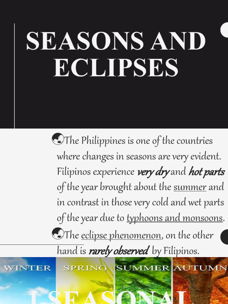 Season and Eclipses PDF Solar Eclipse Apsis