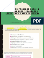 Elementos Práxicos para La Relación Entre Proyectos Educativos