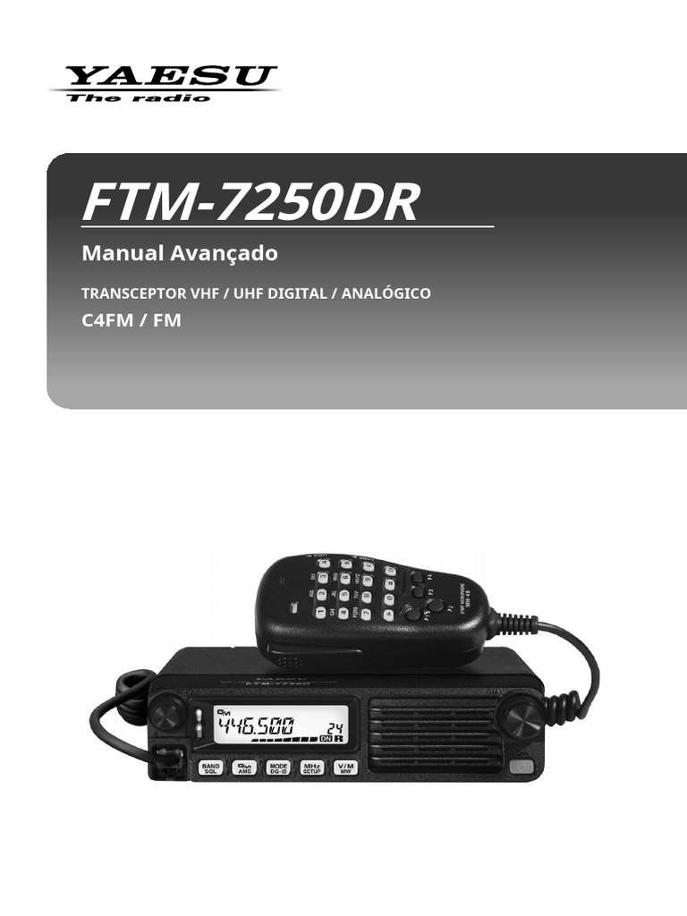 Ftm 7250dr manual avancado pdf
