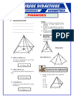 Pirámide Regular para Cuarto de Secundaria