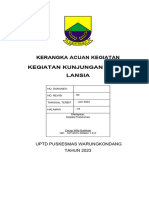 Kerangka Acuan Kerja Kunjungan Rumah Lansia Risti