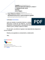 Informa Fumigacion Edificios Serviu P. Lynch y Obispo Labbe Viernes 28 de Julio