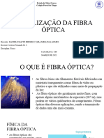 A Utilização Da Fibra Óptica