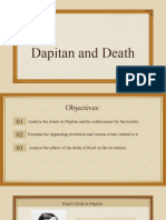Dapitan and Death