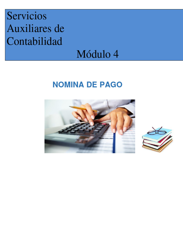 Guia De Estudio Modulo No 7 Asiento Contables Pdf Cheque De Pago