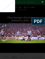 Jogo Flamengo 2 X 0 Atlético-MG Melhores Momentos - Copa Do Brasil, Oitavas de Final - Tempo Real Ge
