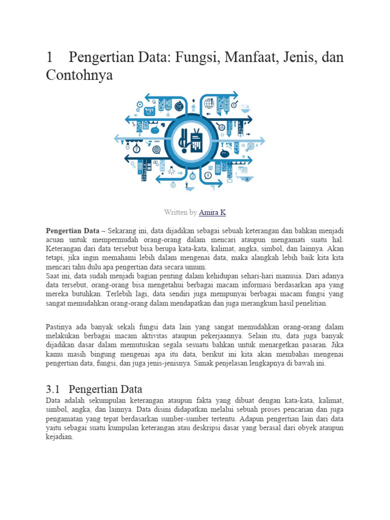 Pengertian Data Pdf