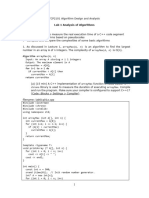 Lab 1 TCP2101 ALGORITHM DESIGN AND ANALYSIS