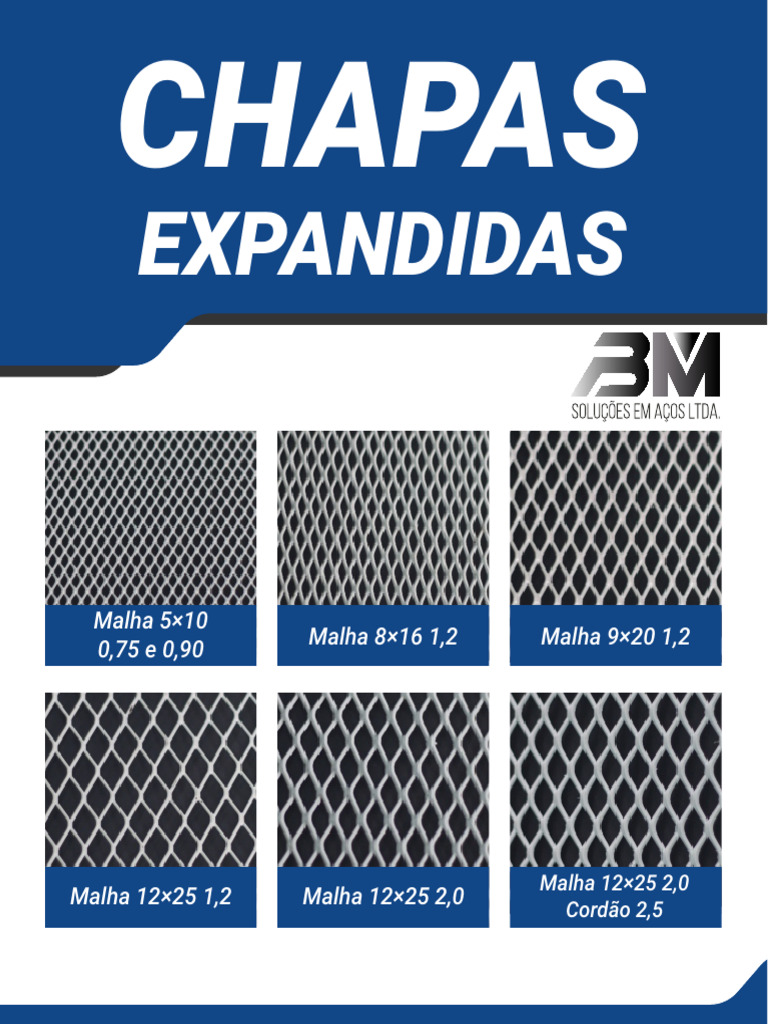 Catálogo de Chapas Expandidas | PDF
