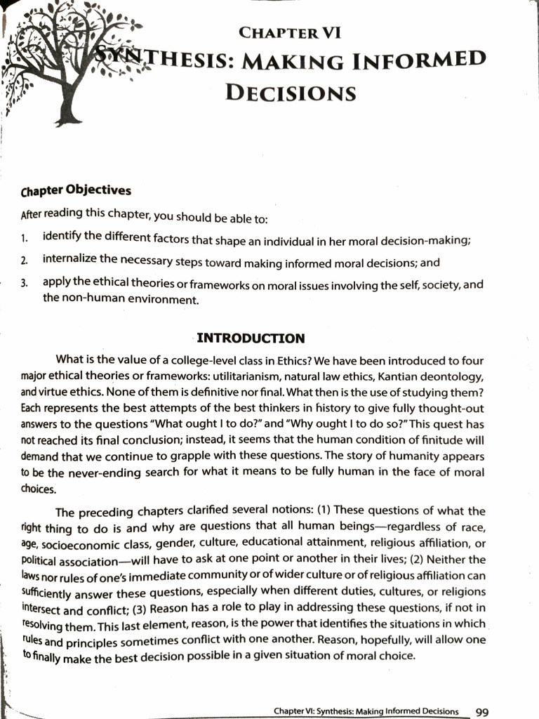 Ethics Chapter 6 | PDF