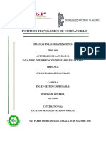 Actividades de La Unidad 2 Finanzas en Las Organizaciones Julio Cesar Lopez Stgo