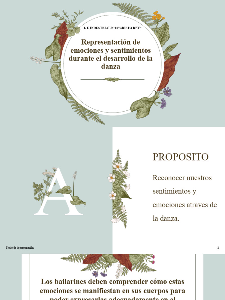 Emociones en la Danza: Expresión y Sentidos | PDF | Bailes | Las emociones