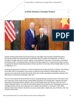 US-Vietnam Relations - From Bitter Enemies To Strategic Partners - Geopolitical Monitor