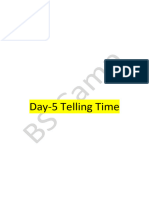 Day-5 Telling Time 