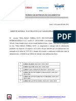 Carta - Compromiso de Entrega de Documentos