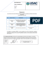 Ejmplo de Índice de Protocolo