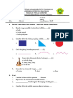 1 - Soal PTS SBDP Kelas 1 Semester 1