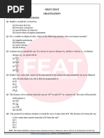 Gravitation 50 Questions 09-10-23