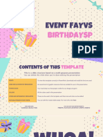 Event Planning Process For Birthdays by Slidesgo